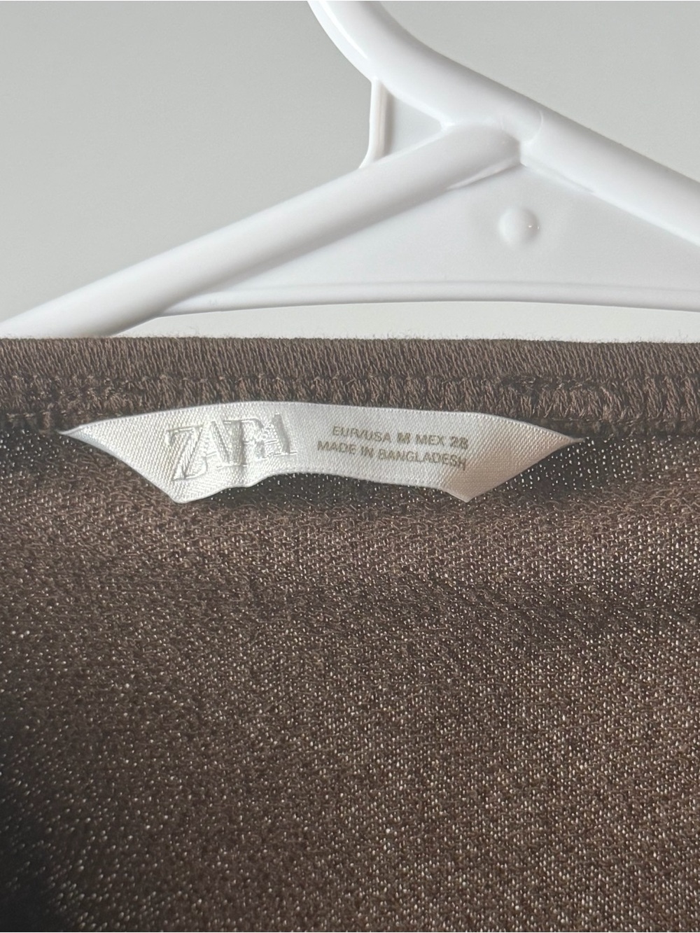 Zara Brown Ruffle Camisole - Picture 3 of 3